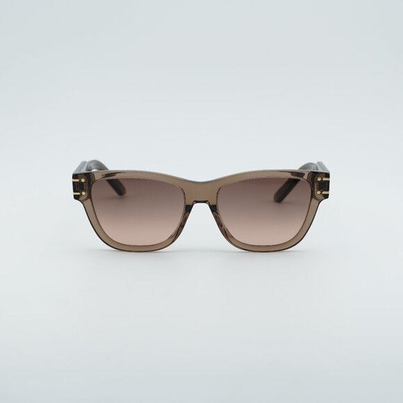 Dior DIORSIGNATURE S6U 64F1 Sunglasses Brown Square Frame, Brown Lenses